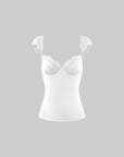 ROVENTE Lace Trim Sculpting Camisole Top