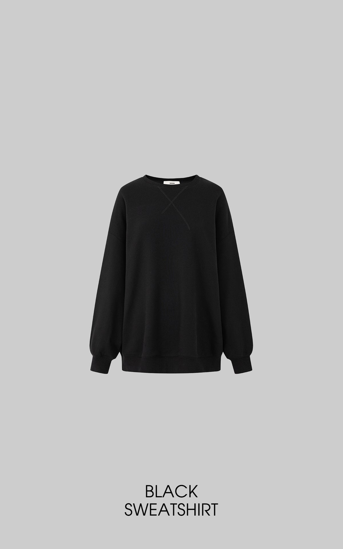 IAMXIAA Ensemble Sweat-shirt Surdimensionné Doublé Polaire &amp; Écharpe en Fausse Fourrure
