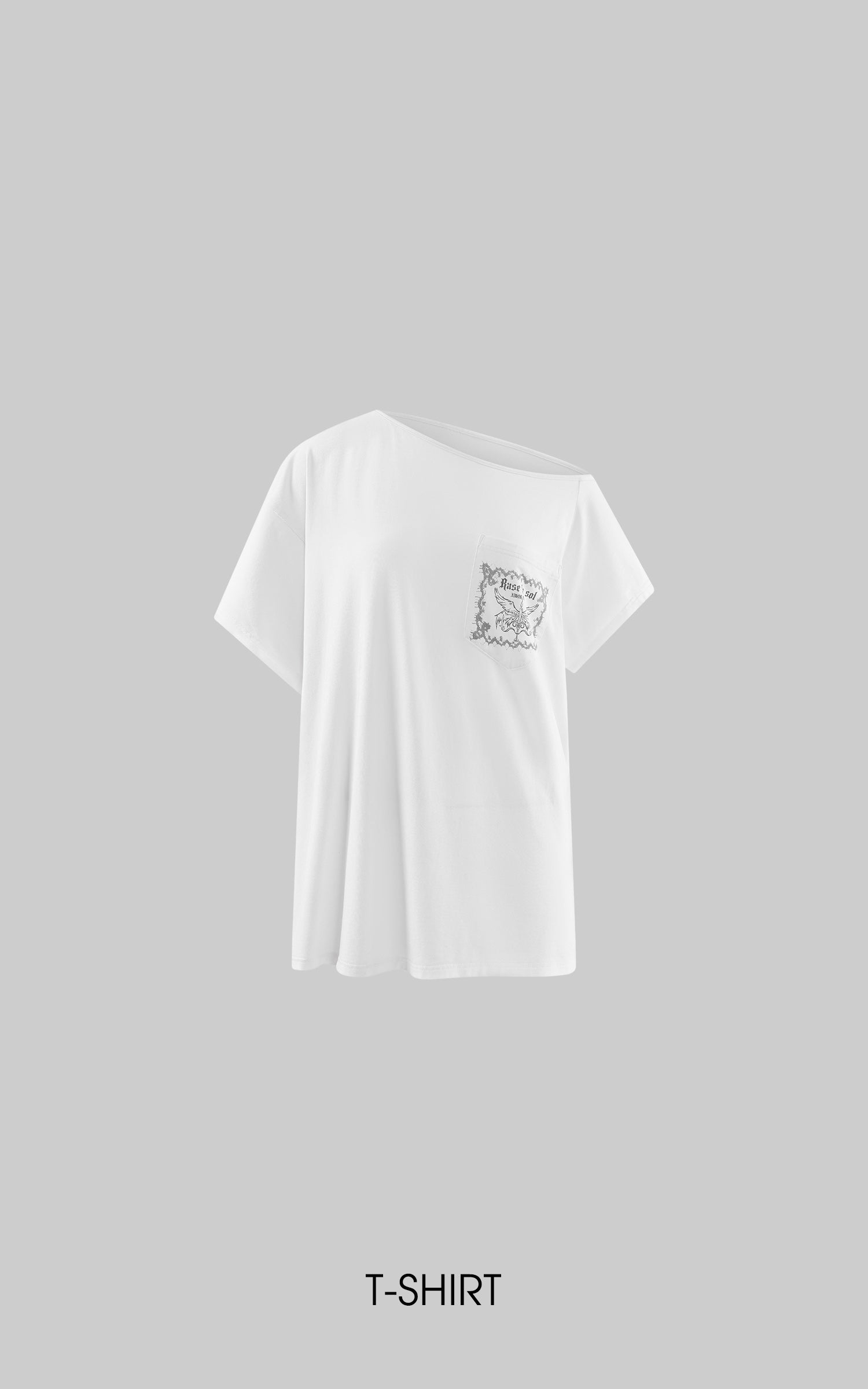 Rase le sol T-shirt graphique à épaules dénudées &amp; Ensemble tricoté rayé Short
