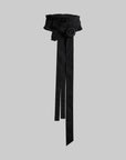 DOINDULGE Structured Strapless Bustier Belt with Oversized Ring Detail