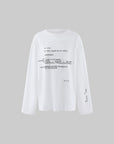 WARDEN EDGE Oversized Typographic Long Sleeve T-Shirt