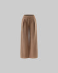 Hydrae Relaxed Pleated Drawstring Wide-Leg Tailored Loose Straight Fit Pants
