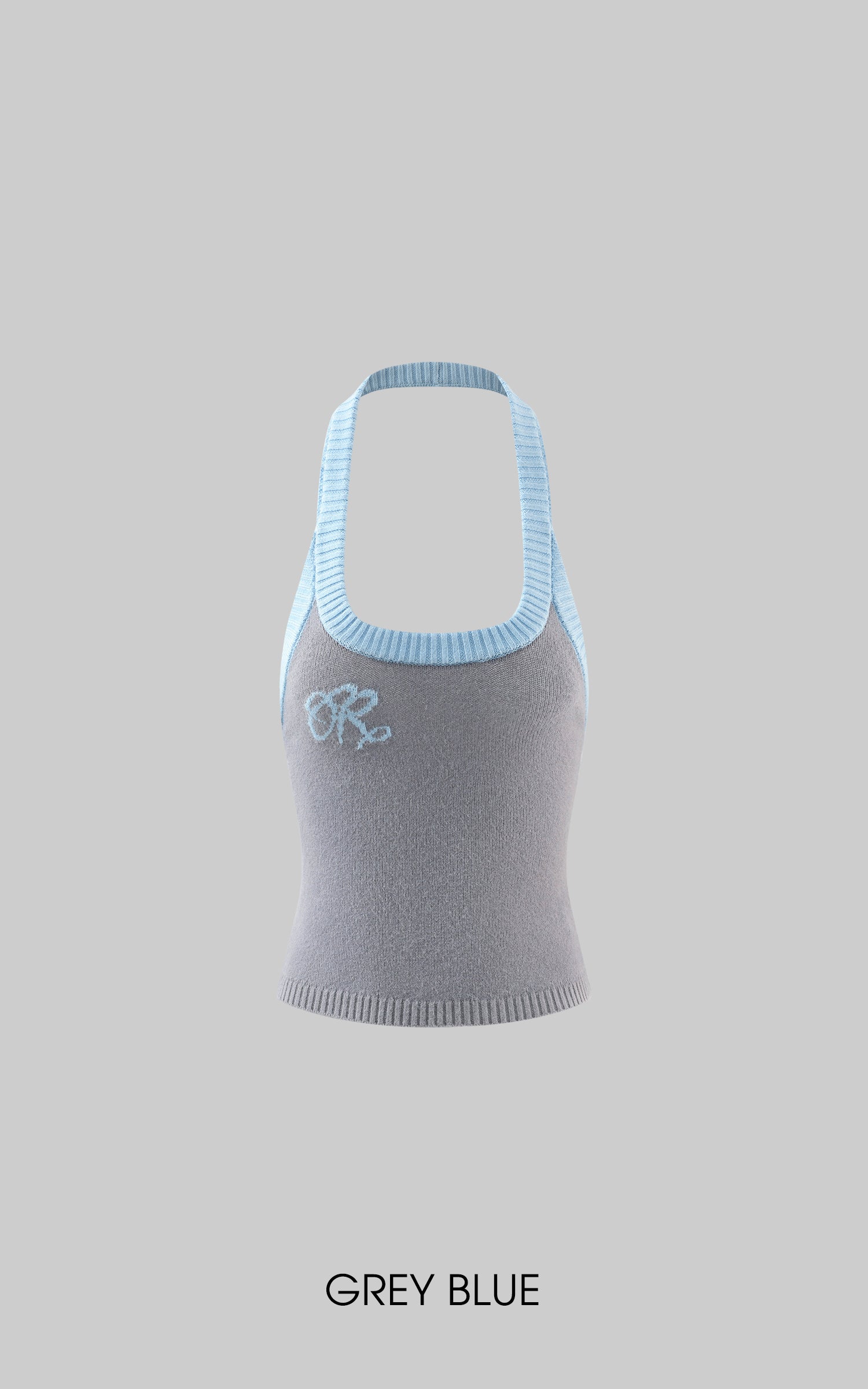 Rase le sol Two-Tone Ribbed Knit Tank Top
