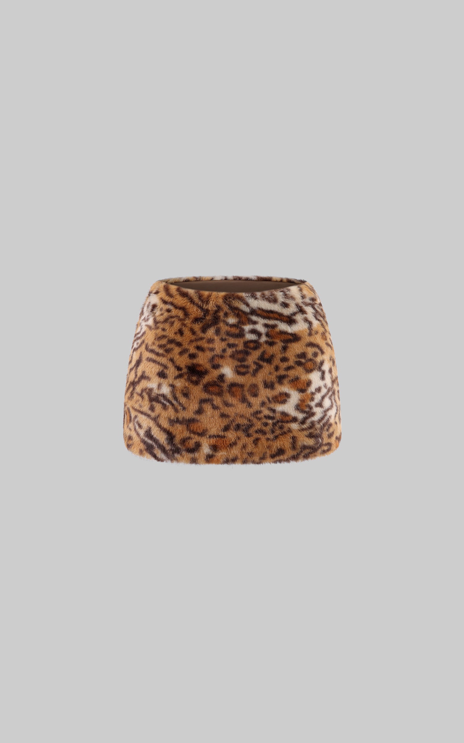 0122stepll Wild Instinct Faux Fur Mini Skirt