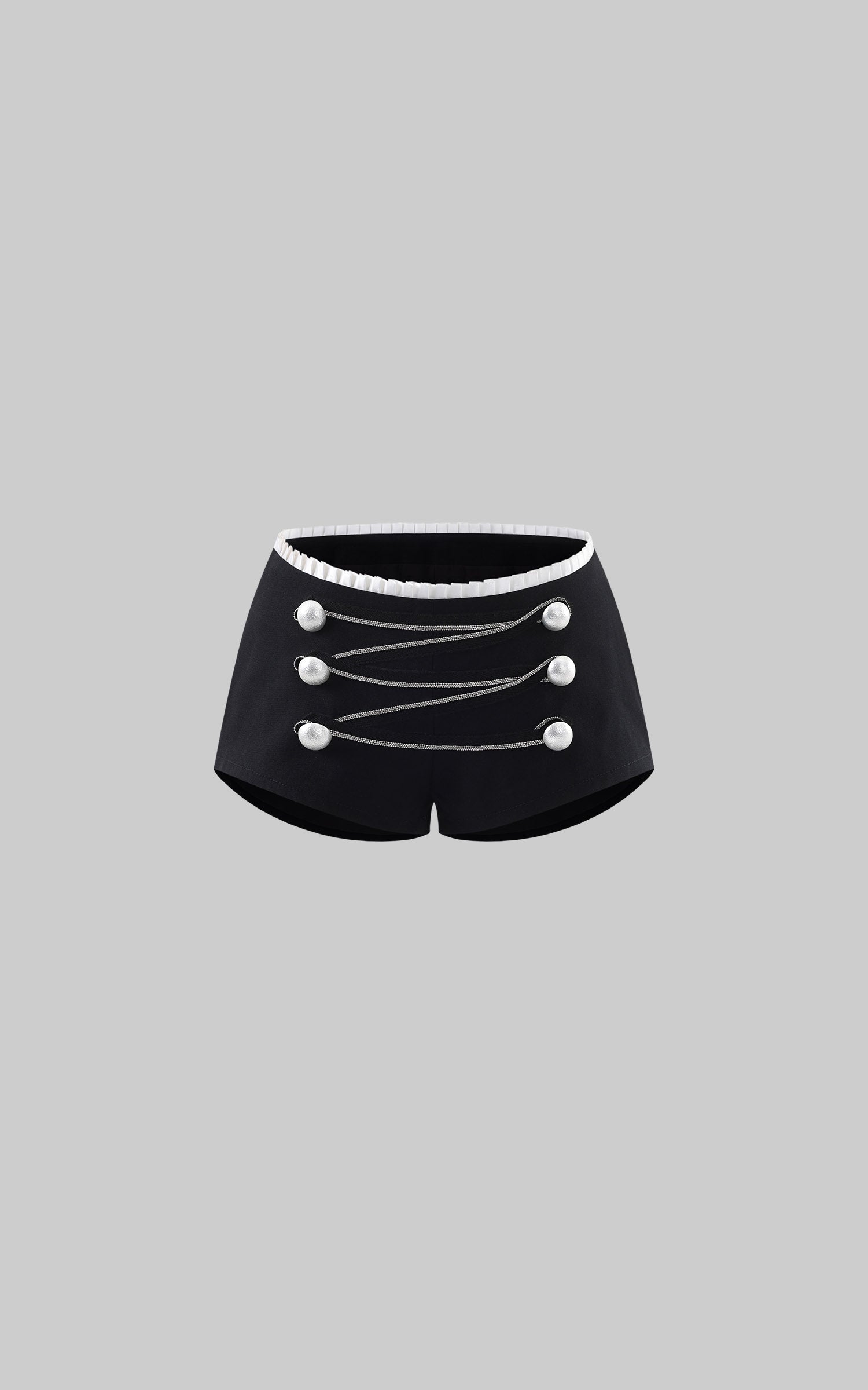 WARDEN EDGE Micro chaîne de perles taille basse Short