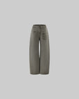 Rase le sol Pantalon large à motif léopard