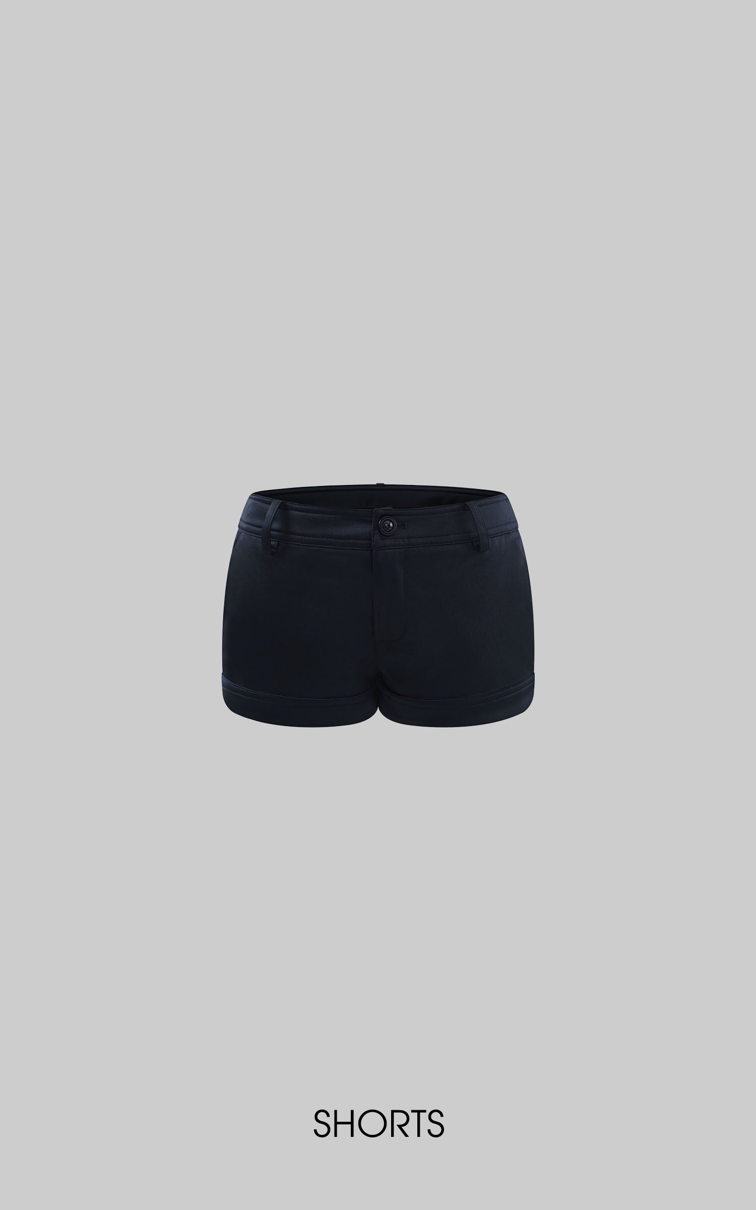 Hydrae Sculpted Satin Shirt &amp; Low Rise Shorts Set