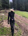 Rase le sol Structured Wool Military Jacket