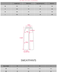 WARDEN EDGE Drawstring Casual Wide-Leg Sweatpants - PINKPARKS