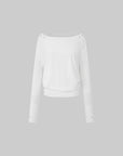IAMXIAA Open-Back Studded Long Sleeve Top
