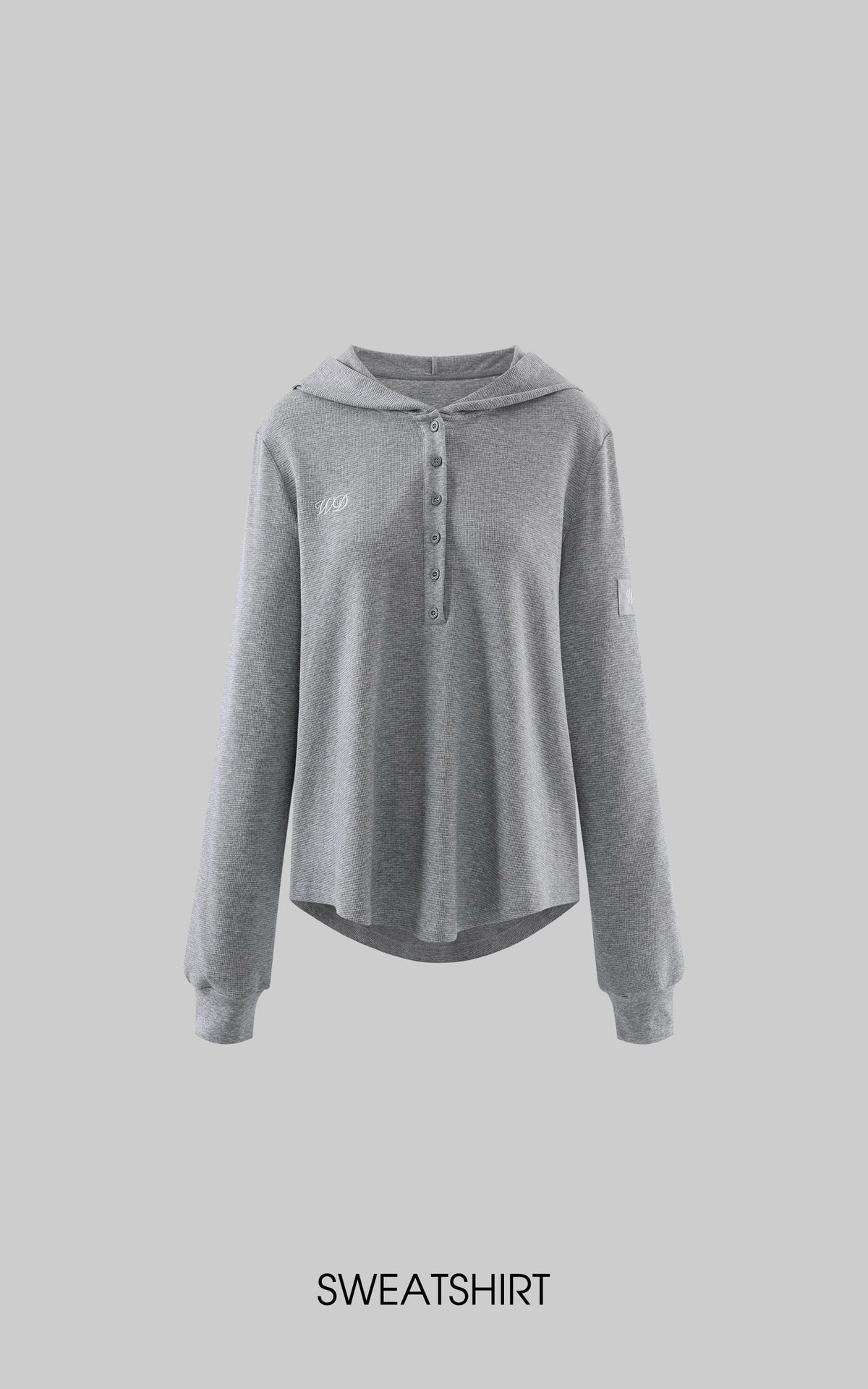 WARDEN EDGE Off-Duty Waffle Hoodie &amp; Shorts Set
