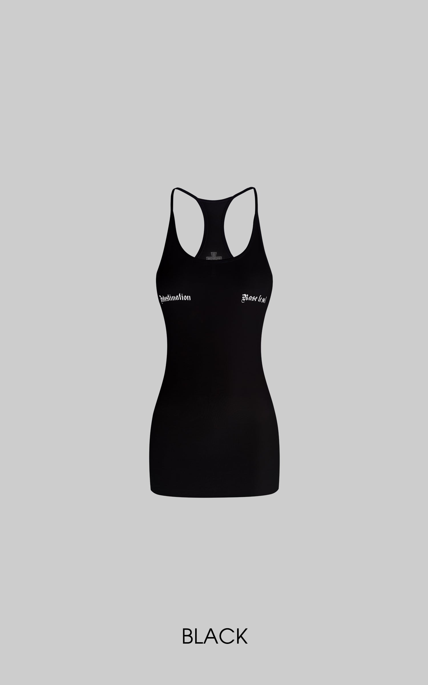 Rase le sol Fitted Jersey Racerback Tank - PINKPARKS