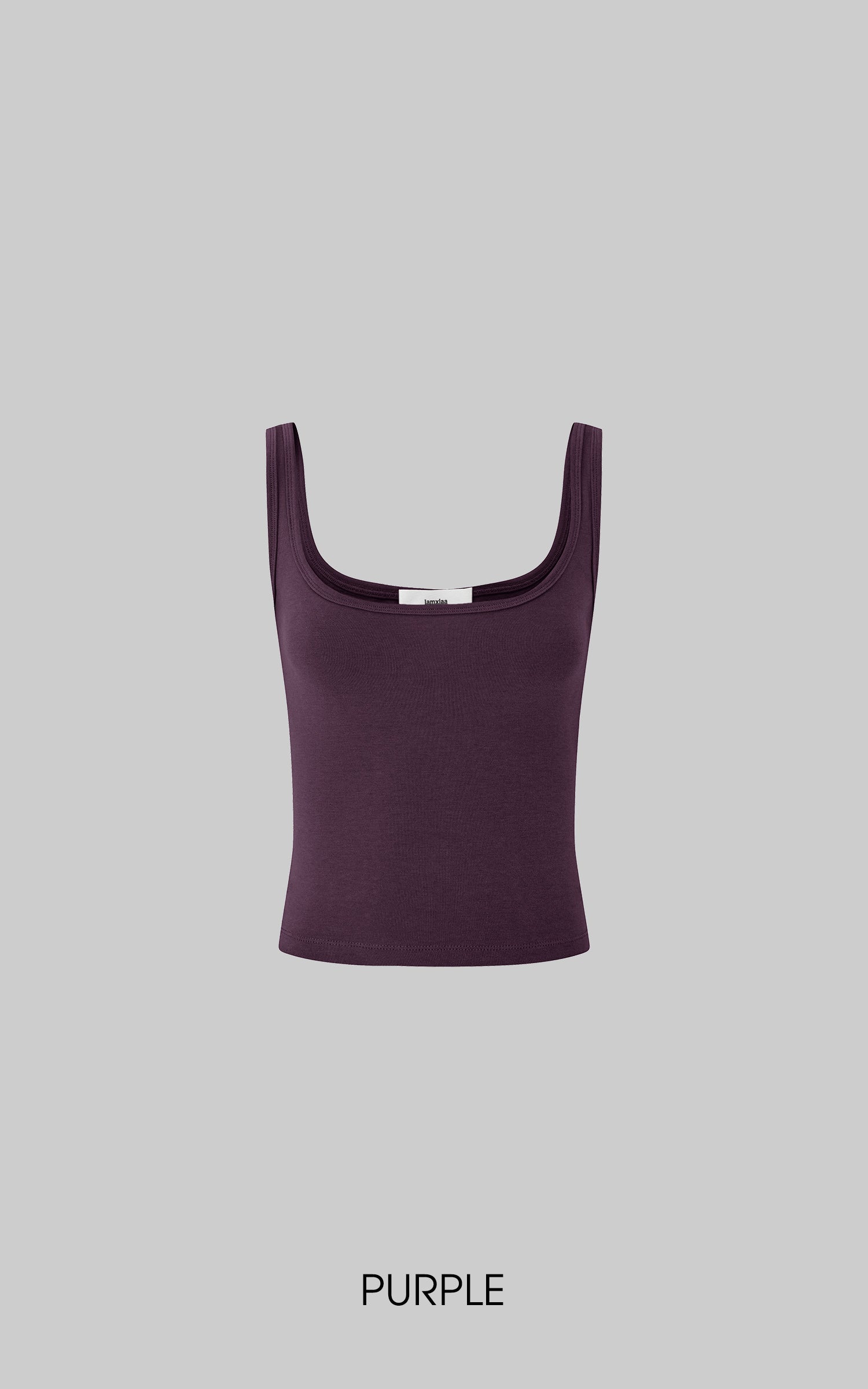 IAMXIAA Square Neck Slim Fit Tank Top