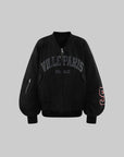 WARDEN EDGE Blouson Bombardier Oversize à Motif Varsity