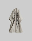 DOINDULGE Avant-Garde Raw Hem Long Coat