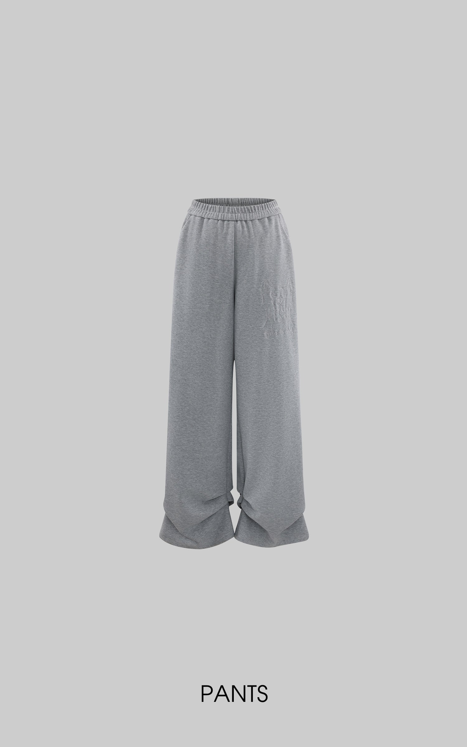 Rase le sol カーブシームスウェットシャツとワイドレッグラウンジパンツセット