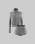 WARDEN EDGE Veste zippée structurée à col montant