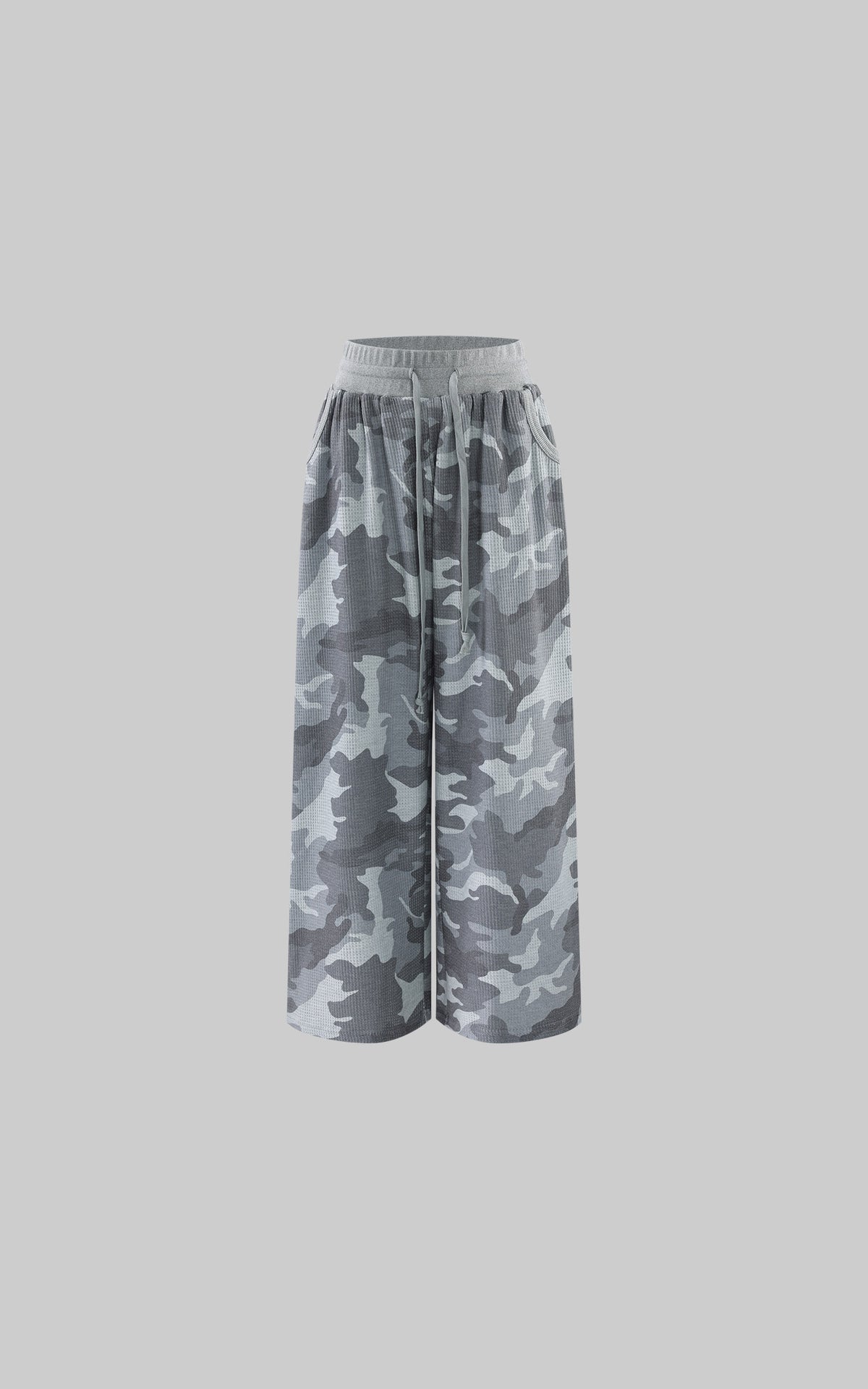 WARDEN EDGE Ghost Camo Wide-Leg Waffle Pants