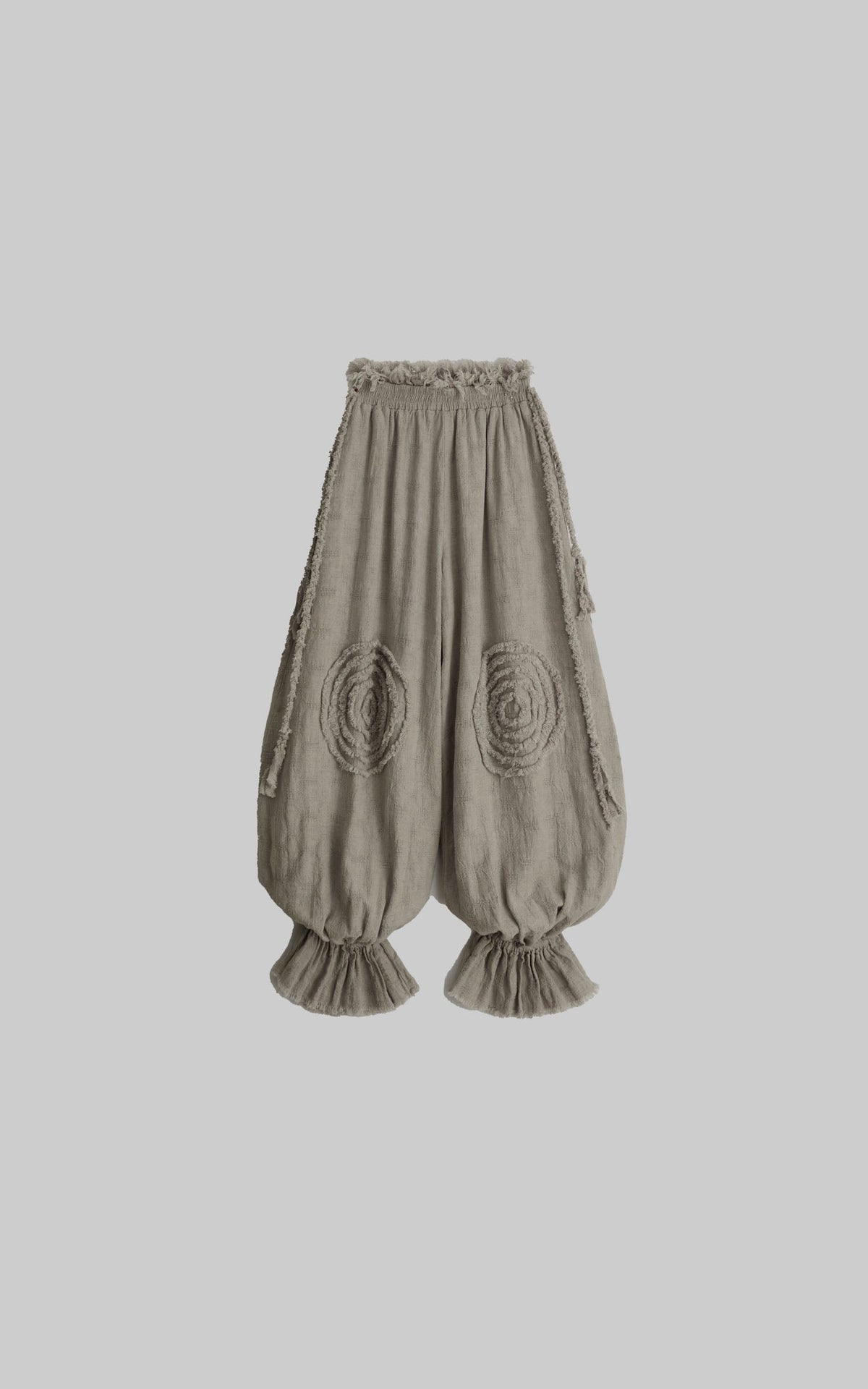 DOINDULGE Pantalon ballon large à texture