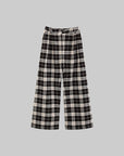 WARDEN EDGE Grey Checkered Trousers