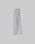 ROVENTE Striped Lounge Wide-Leg Pants