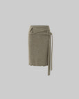 IAMXIAA Foldover Waist Tie-Detail Knit Midi Skirt