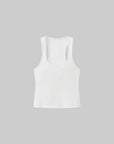 ROVENTE Curve-Hugging Ribbed Tank Top - PINKPARKS