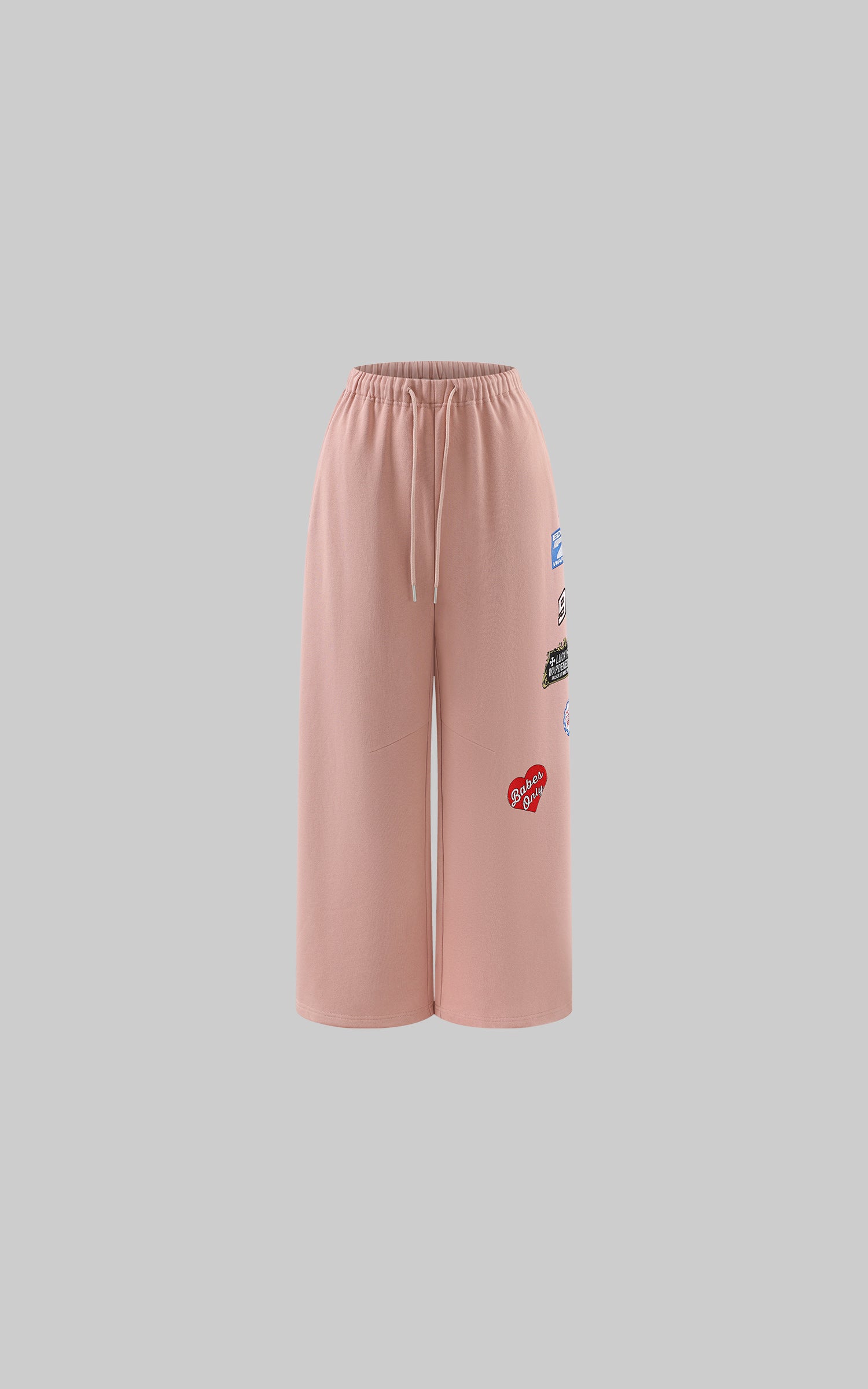 WARDEN EDGE Patch Graphic Wide-Leg Sweatpants