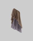 0122stepll Asymmetric Draped One-Shoulder Top