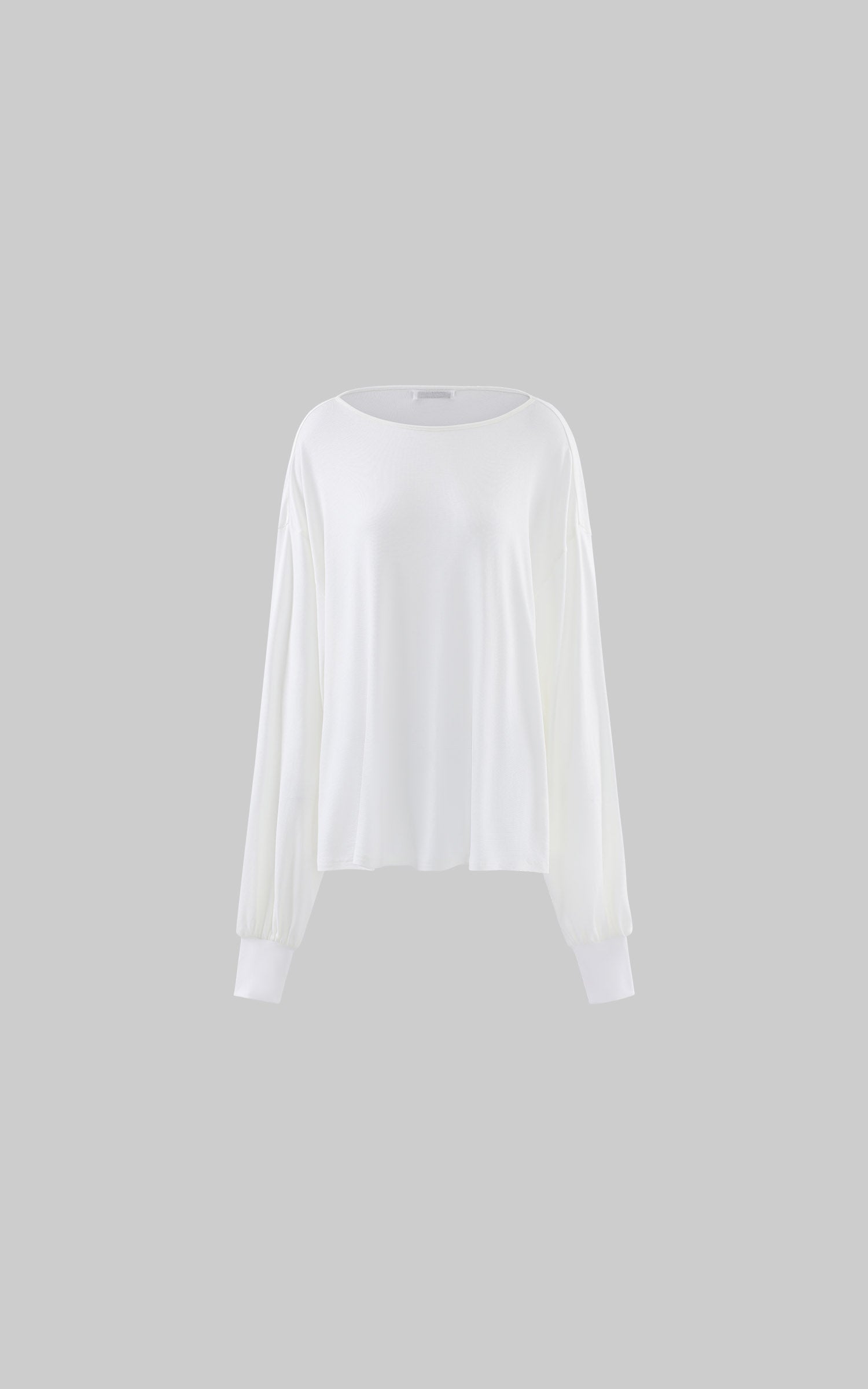WARDEN EDGE Oversized Off Shoulder Long Sleeve Top Relaxed Draped Streetwear Style
