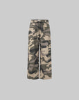 IAMXIAA Camo Wide-Leg Utility Pants