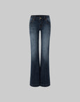 IAMXIAA Flared Low Rise Denim Jeans