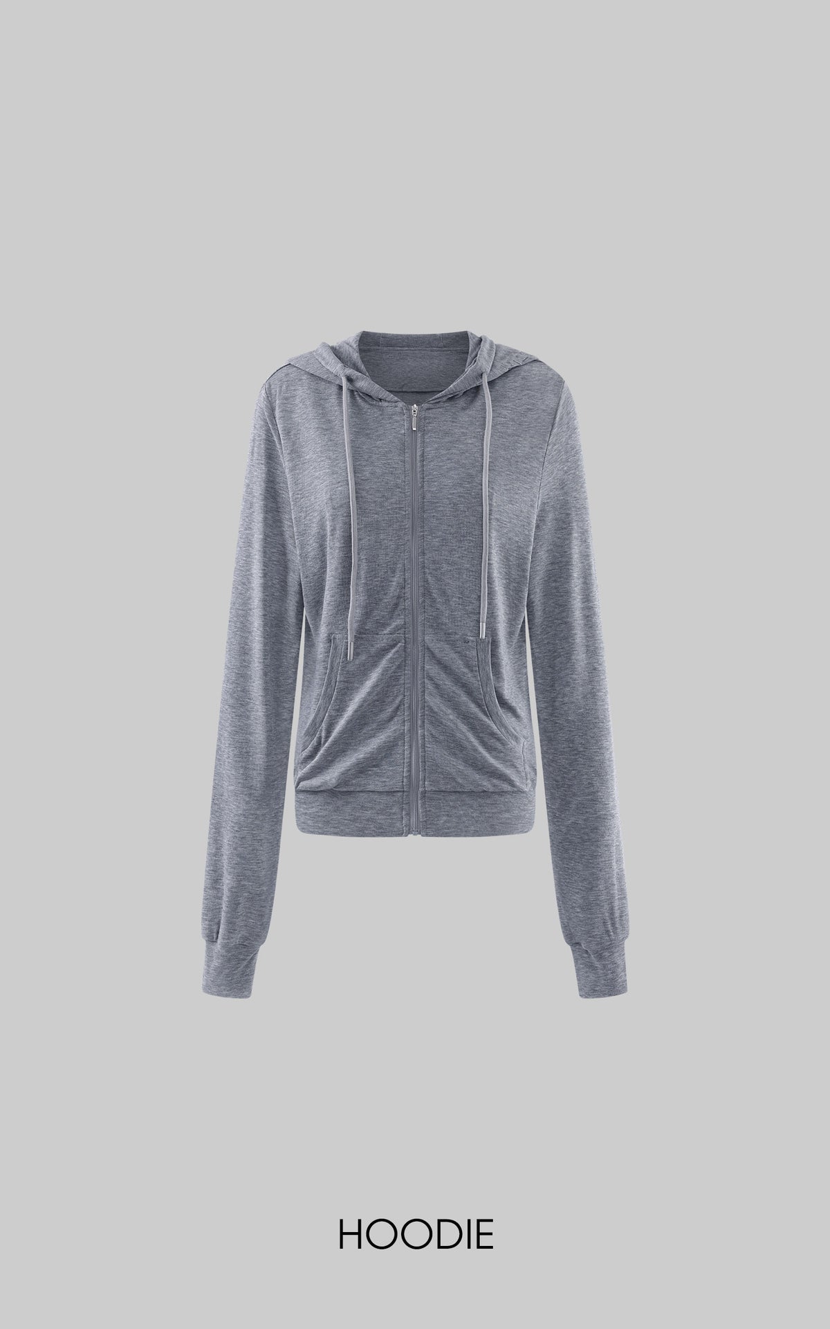 WARDEN EDGE Minimal Zip Hoodie &amp; Camisole &amp; Wide Leg Pants Three Piece Set