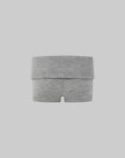 IAMXIAA Ribbed Knit Low-Rise Shorts