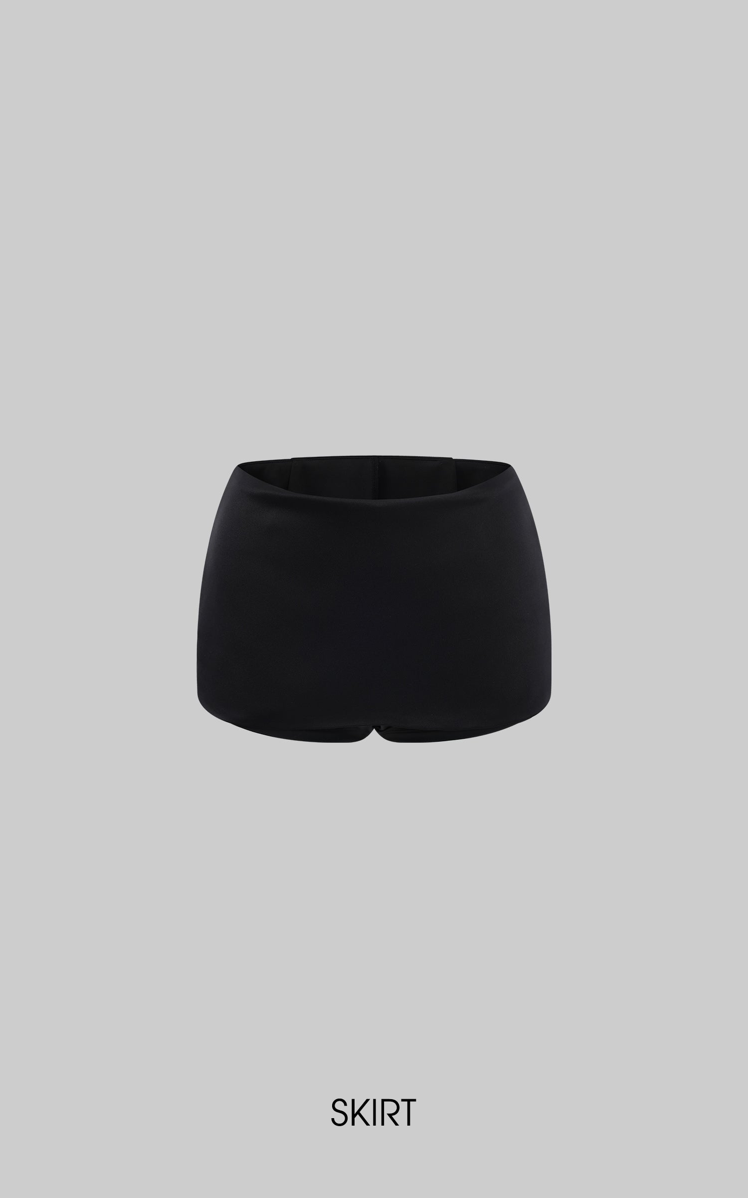 ROVENTE Layered Long Sleeve Top and Fitted Mini Skirt Two-Piece Set