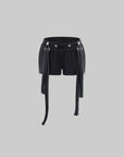 WARDEN EDGE Suspender Strap Micro Knit Shorts