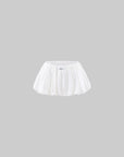 WARDEN EDGE Jupe Mini à Ourlet Bouffant Taille Élastique Jupe Légère et Volumineuse