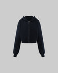 ROVENTE Fleece Zip Hoodie & Wide-Leg Pants Set