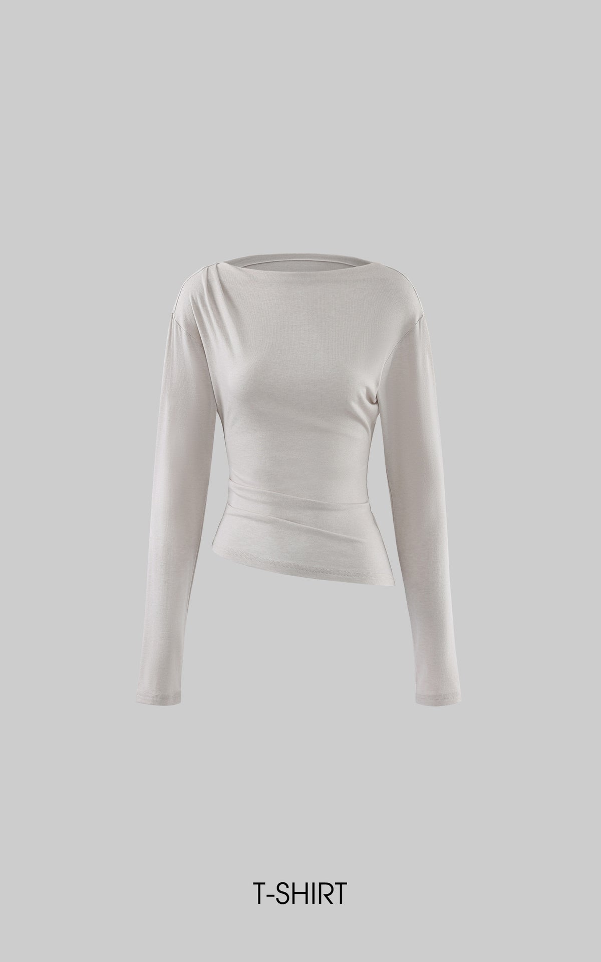 WARDEN EDGE Haut drapé épaules dénudées &amp; ensemble effet suédine Short