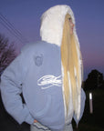Rase le sol Reversible Faux Fur Hooded Zip Jacket