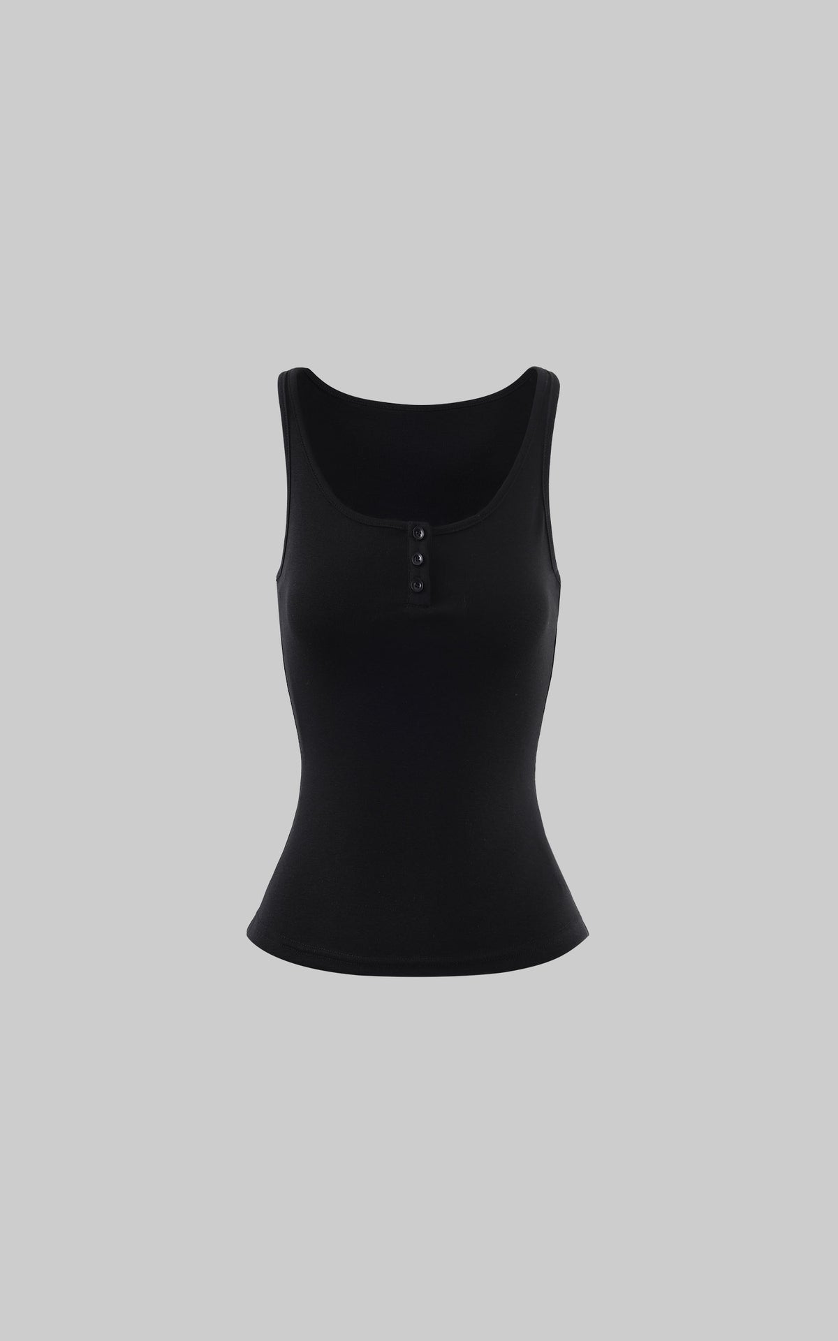 WARDEN EDGE Asymmetric Layered Tank Top With Sculptural Hemline