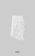 WARDEN EDGE Layered Asymmetric Midi Skirt in Mixed Textures - PINKPARKS