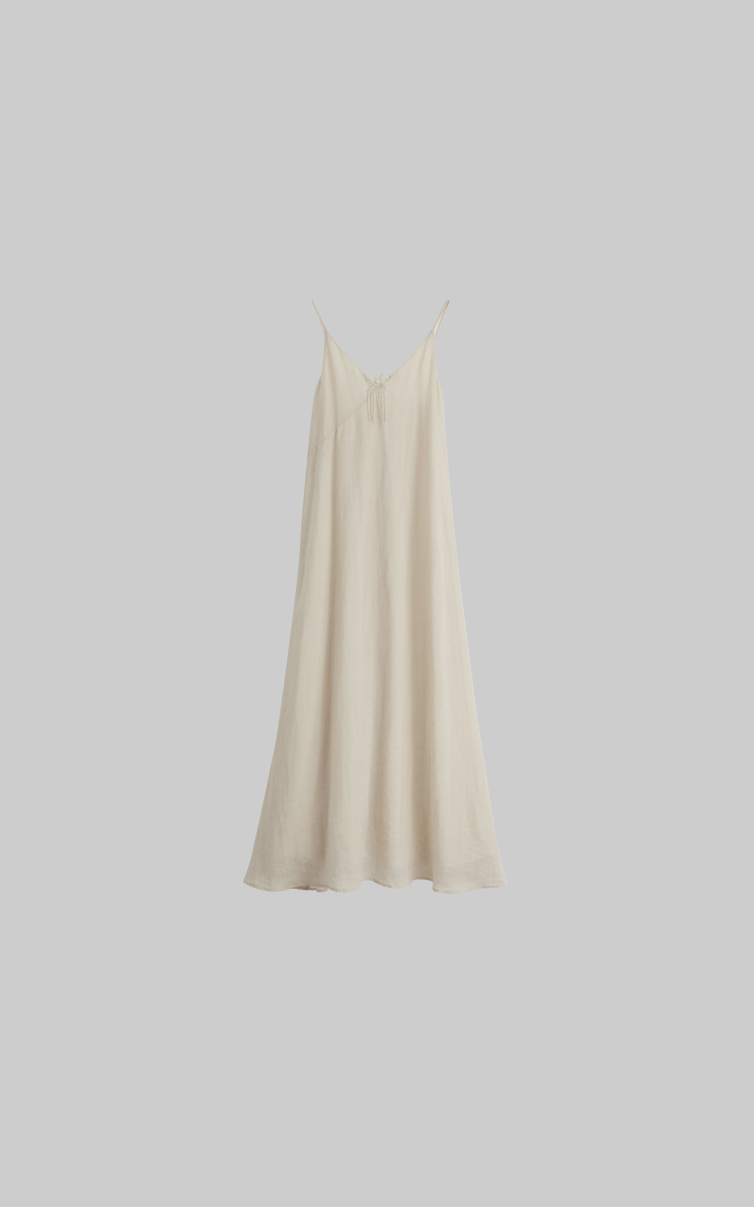 DOINDULGE V-Neck Spaghetti Strap Maxi Dress