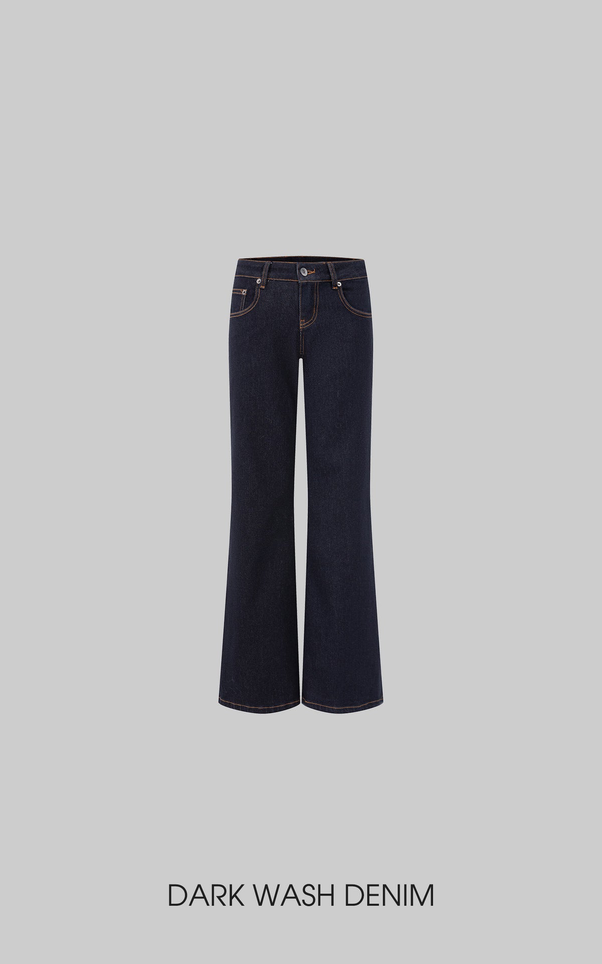 IAMXIAA Jean taille basse à jambe large &amp; Ensemble haut court à bordure en dentelle