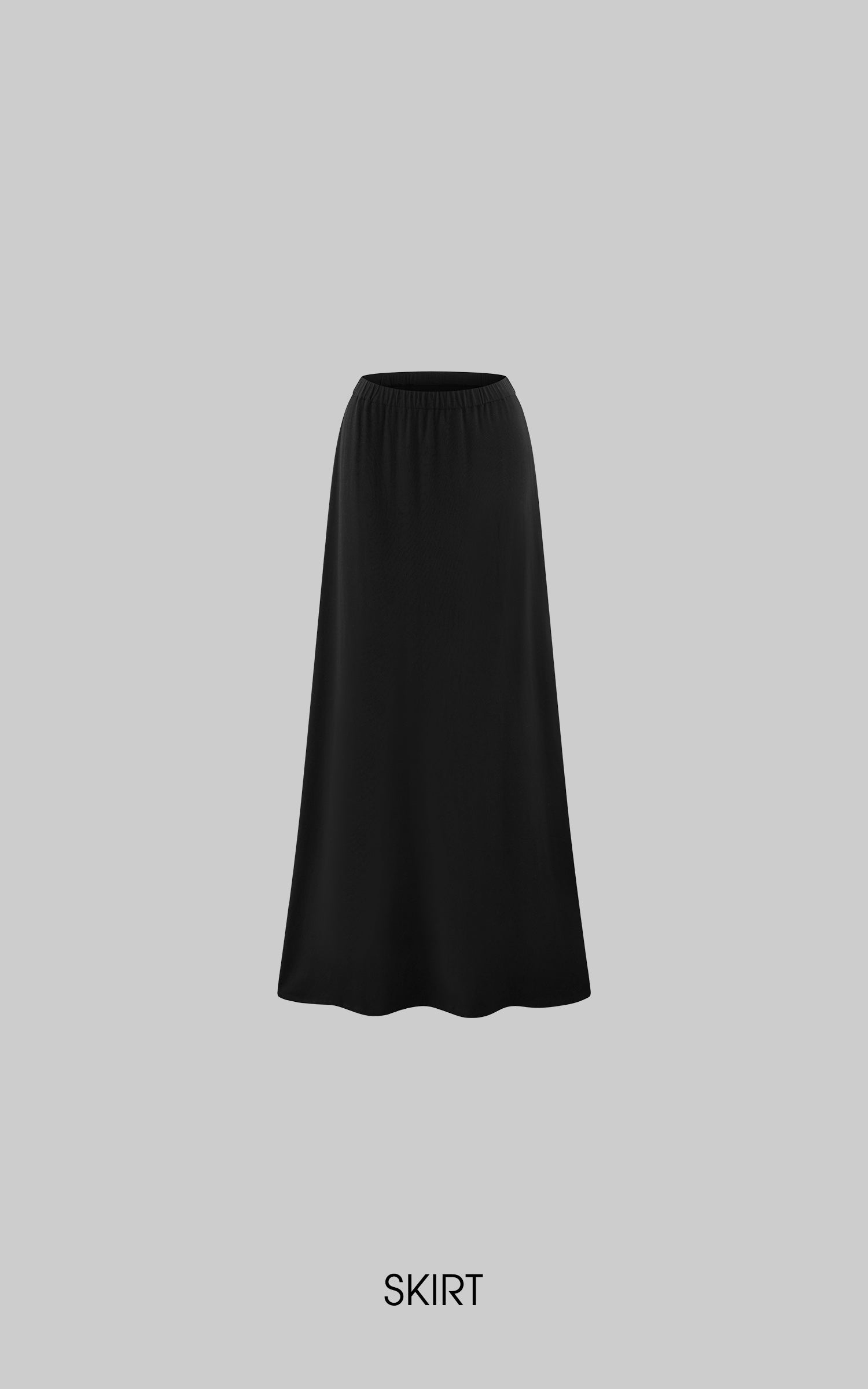 0122stepll Haut halter à décolleté plongeant &amp; Ensemble jupe maxi à taille basse