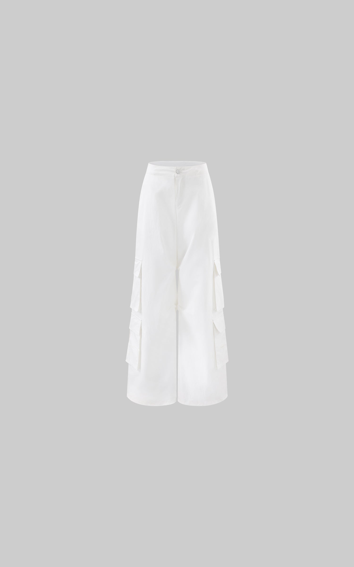 ROVENTE Low-Rise Wide Leg Cargo Pants