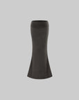 Hydrae Foldover Waist Flared Knit Maxi Skirt