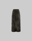 0122stepll Leopard Print Wide-Leg Cargo Pants