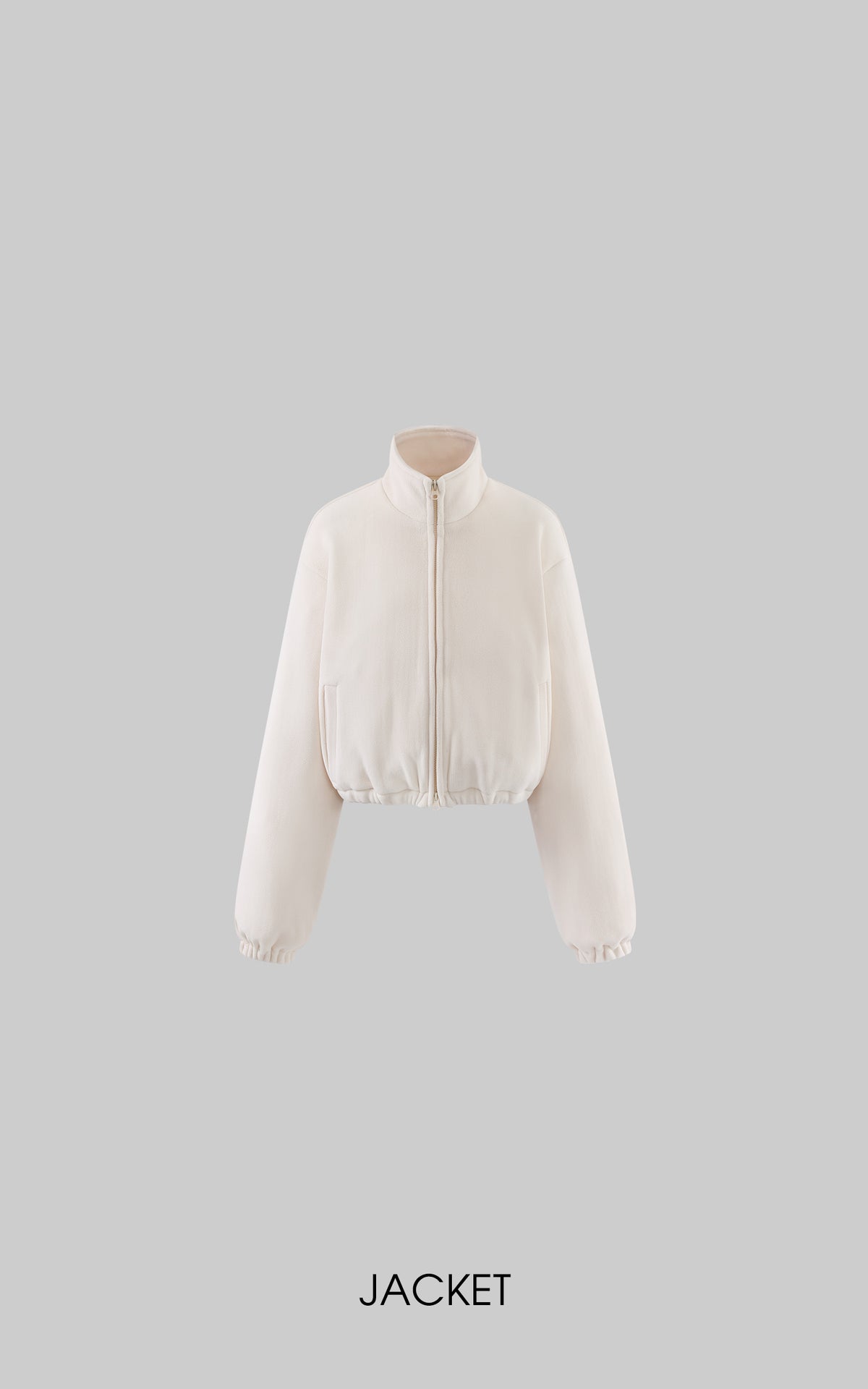 0122stepll Ensemble trois pièces : veste zippée en polaire, t-shirt ajusté et pantalon large