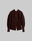 DOINDULGE Reversible Sculpted Jacket with Asymmetric Button Line